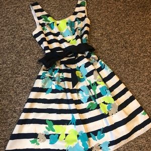 Annalee + Hope Fit and Flare Floral Party Dress